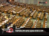 DPR gelar rapat paripurna, agenda revisi UU KPK dihapus -  iNews Pagi 24/02