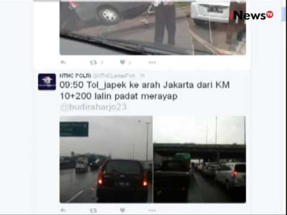 Banjir juga melanda sejumlah wilayah di Jakarta, lalin sempat macet - iNews Siang 25/02
