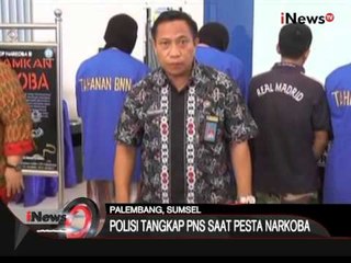 6 PNS di Pemkot Palembang ditangkap tangan saat pesta narkoba - iNews Siang 25/02