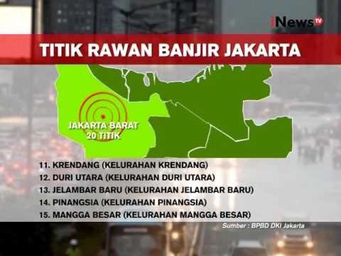 Masuki puncak musim hujan, inilah 8 titik rawan banjir di Jakarta - iNews Siang 26/02