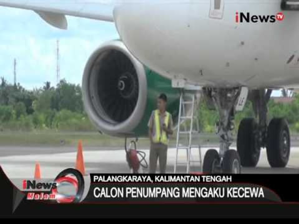 Pesawat gagal terbang, ratusan penumpang terlantar di bandara Tjilik Riwut - iNews Malam 28/02