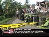 Semakin melebarnya gerusan tanah akibat longsor, Jalan Tubagus Abdullah ditutup - iNews Petang 29/02