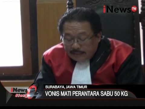 Terdakwa narkoba divonis hukuman mati yang menjadi perantara sabu seberat 50 kg - iNews Siang 02/03