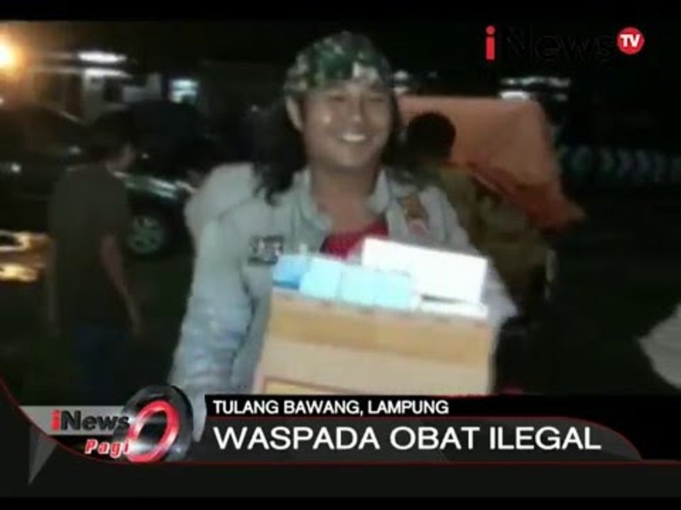 Ratusan paket obat illegal diamankan aparat Tulang Bawang, Lampung - iNews Pagi 02/03