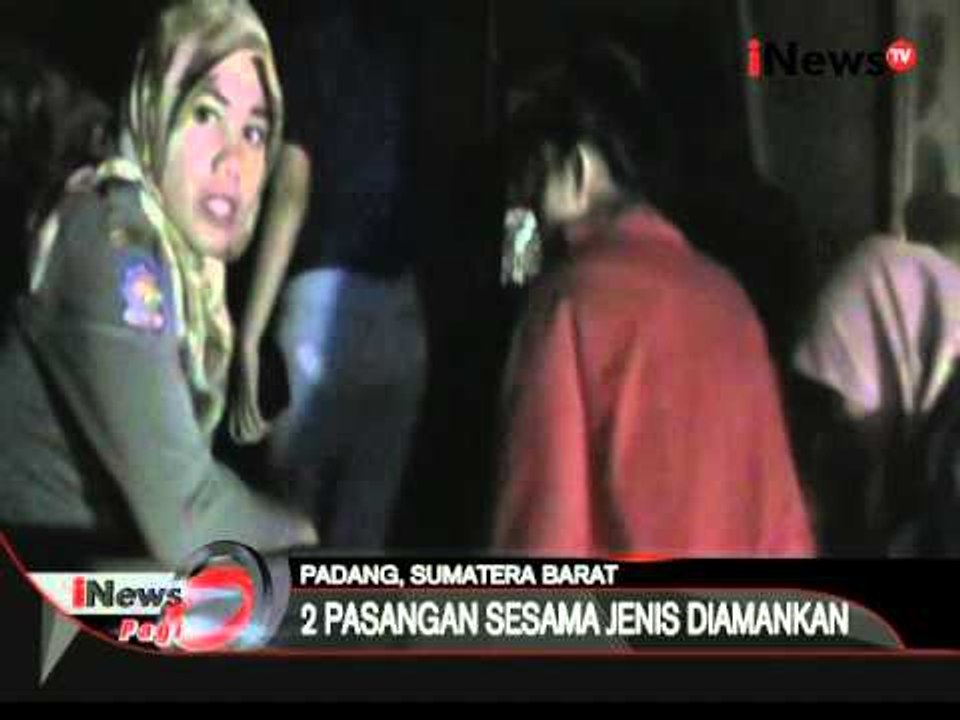 Puluhan wanita dan 2 pasangan sejenis diamankan saat razia anti LGBT di Padang - iNews Pagi 02/03