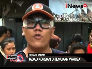 Bocah berumur 6 tahun tewas akibat tenggelam terbawa arus sungai di Bekasi - iNews Siang 04/03