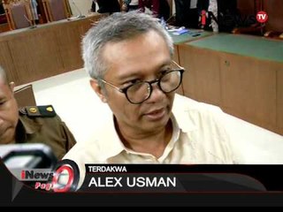 Terdakwa korupsi UPS Alex Usman dituntut 7 tahun penjara & denda 500 juta rupiah - iNews Pagi 04/03