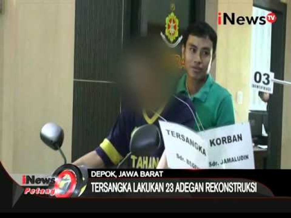 Rekonstruksi pembunuhan bocah, begeng sekap korban dengan bantal selama 5 menit - iNews Petang 03/03