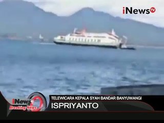 Breaking News iNewsTV !! Detik detik tenggelamnya kapal Rafelia II di Selat Bali  04/03