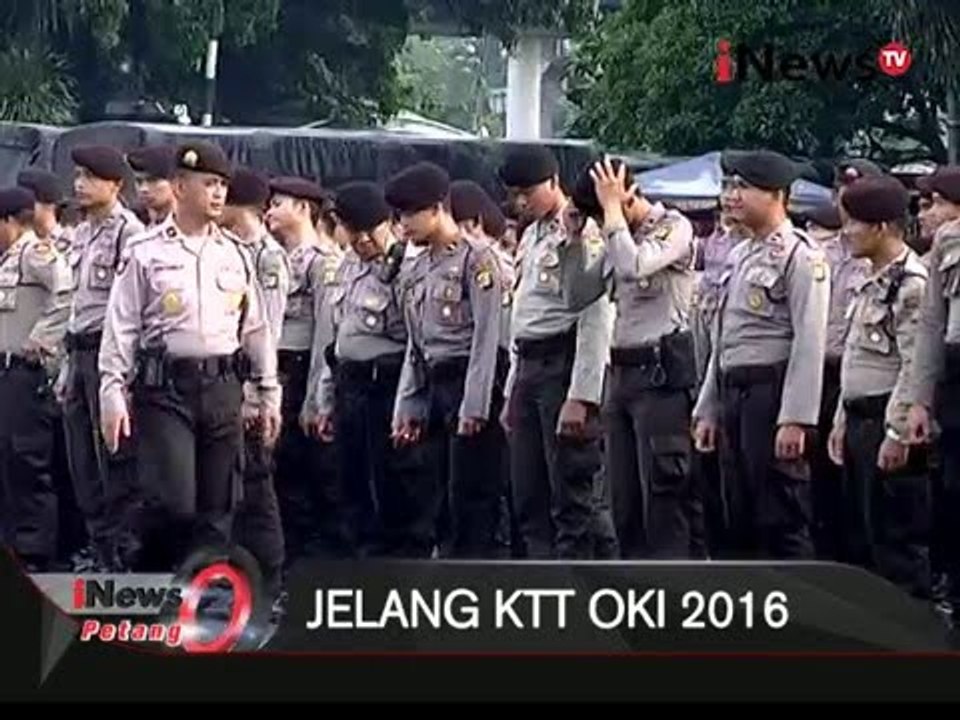 KTT OKI 2016 di indonesia, polda metro jaya siapkan pengamanan dari bandara -  iNews Petang 03/03