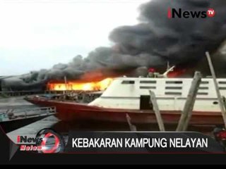 Kampung nelayan di tanjung leidong terbakar - iNews Malam 07/03