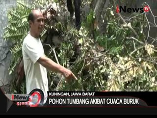 Cuaca buruk, seorang warga tewas tertimpa pohon - iNews Siang 08/03