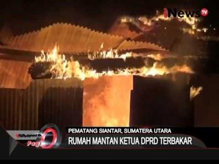 Rumah mantan ketua DPRD sumatera selatan terbakar - iNews Pagi 09/03