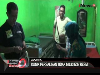 Dinas kesehatan dan Polda kembali gerebek klinik persalinan ilegal di Cilincing - iNews Malam 08/03