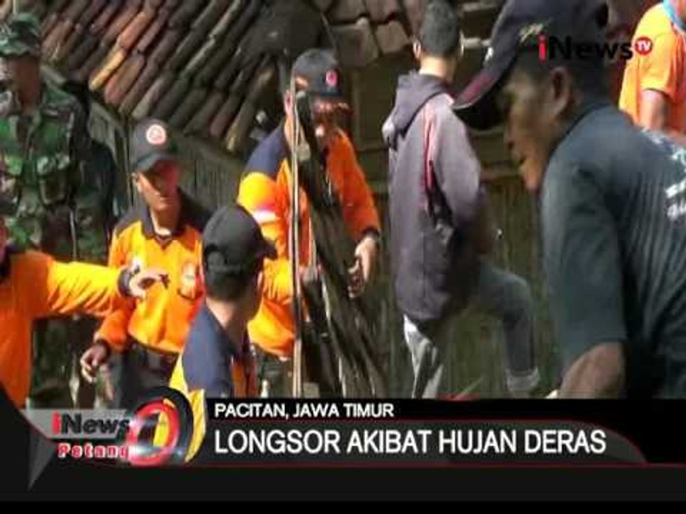 Diterjang longsor, 1 rumah rata dengan tanah di Pacitan, Jatim - iNews Petang 10/03