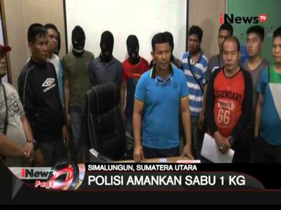 Polres Simalungun, Sumut berhasil gagalkan penyelundupan 1 kg sabu - iNews Pagi 14/03