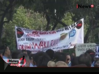 Tolak angkutan umum berbasis online, demo supir angkot sempat ricuh - iNews Siang 14/03