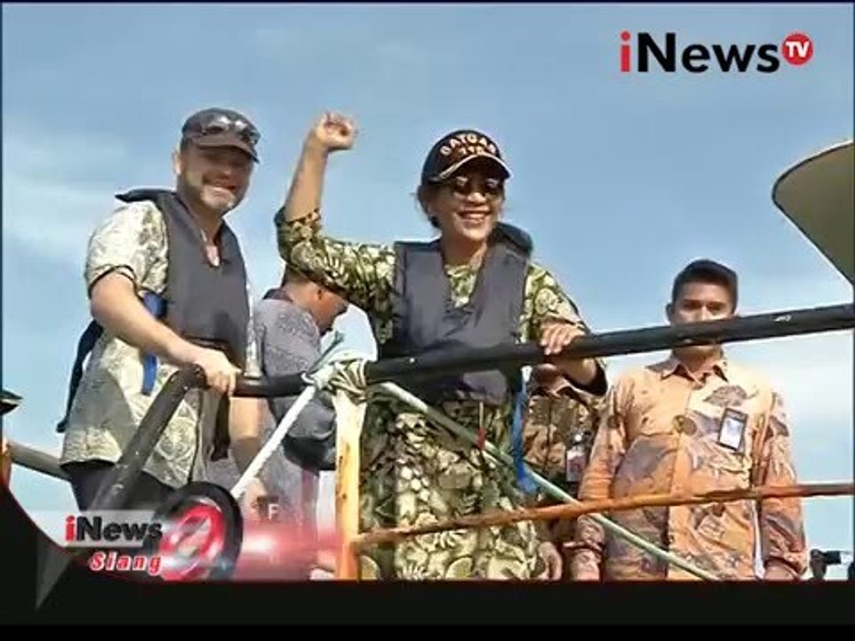 Menteri Susi tinjau kesiapan penenggelaman kapal FV Viking - iNews Siang 14/03