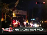 KRL anjlok diperumahan Bintaro Permai, penumpang berlarian selamatkan diri - iNews Malam 14/03
