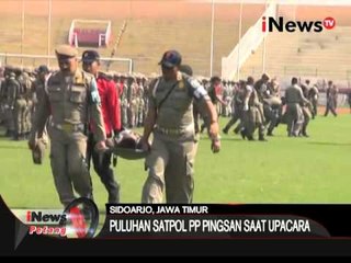 Insiden upacara satpol PP, pingsan saat upacara - iNews Petang 15/03