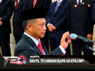 Irjen Pol Tito Karnavian resmi dilantik menjadi ketua BNPT - iNews Siang 16/03