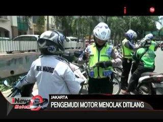 Tidak bersedia ditilang, perdebatan mewarnai operasi Simpatik di Jaksel - iNews Malam 16/03