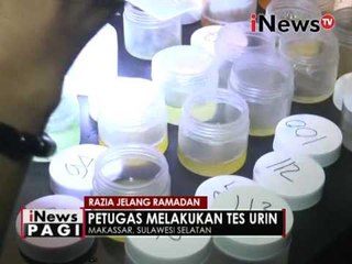 Razia tempat dugem, ratusan air seni pengunjung di periksa BNN, Makassar - iNews Pagi 03/06