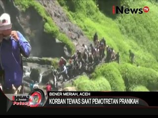 Sepasang calon pengantin tewas saat pemotretan prawedding di air terjun, Aceh- iNews Petang 17/03