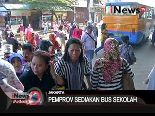 Akibat aksi demo, Pemprov sediakan bus sekolah - iNews Petang 22/03