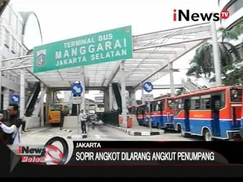 Akibat mogok masal angkutan umum, sejumlah calon penumpang bus terlantar - iNews Malam 22/03