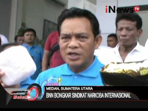 BNN berhasil bongkar sindikat narkoba internasional di Medan, Sumut - iNews Malam 22/03