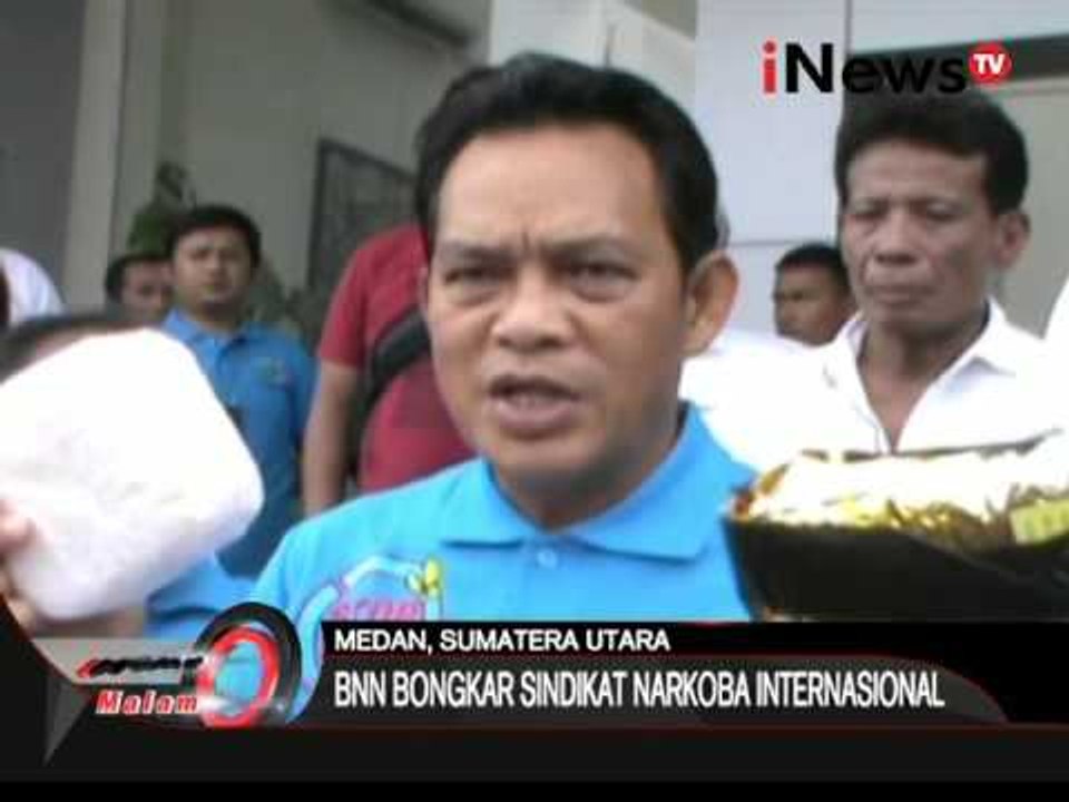 BNN berhasil bongkar sindikat narkoba internasional di Medan, Sumut - iNews Malam 22/03