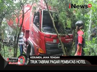 下载视频: Akibat rem blong Truk tanki bermuatan BBM masuk jurang di Kembumen, Jateng - iNews Malam 24/03