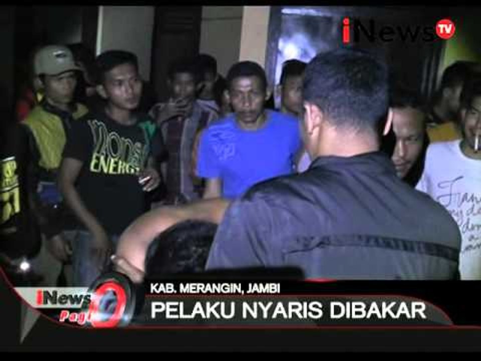 Pelaku pencurian rumah ditangkap warga, pelaku nyaris dibakar - iNews Pagi 25/03