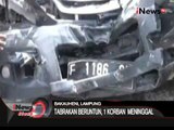 Tabrakan beruntun di Bakauheni, Lampung, 1 orang meninggal & 11 luka-luka - iNews Siang 24/03