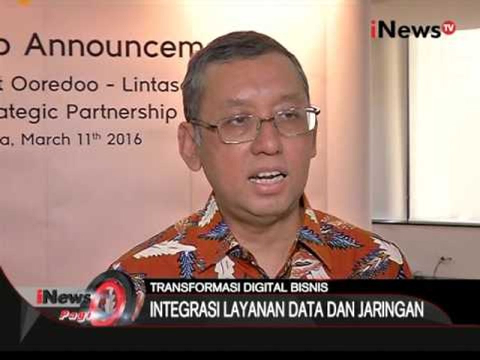 Indosat Ooredoo jalin kerjasama dengan IBM dalam bidang IT Service - iNews Pagi 25/03