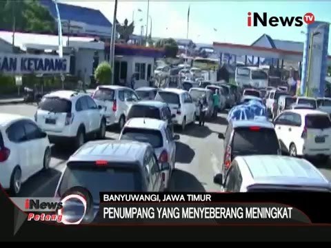 Libur Paskah, Terjadi kepadatan di pelabuhan ketapang - iNews Petang 25/03