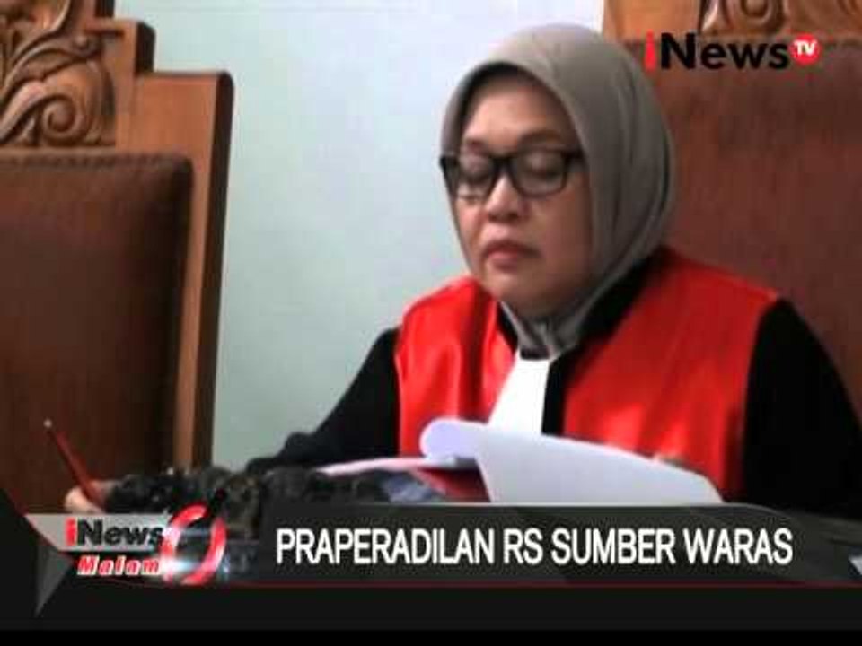 Praperadilan RS Sumber Waras ditolak PN Jakarta Selatan - iNews Malam 30/03