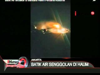 NEW!!! Detik detik Batik Air senggolan di Halim Perdana Kusuma - iNews Breaking News 04/04