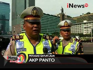 Pagi hari pertama penghapusan 3 in 1 kawsan HI dan sekitarnya padat - iNews Siang 05/04