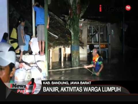 Hujan deras dan luapan sungai citarum, beberapa daerah di bandung terendam banjir - iNews Pagi 06/04