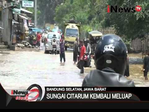 Sungai Citarum meluap, bandung selatan terendam banjir 1,5 meter - iNews Siang 06/04
