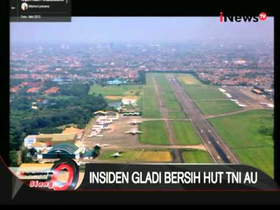 Live by phone : insiden kecelakaan dalam gladi bersih HUT TNI AU - iNews Siang 07/04
