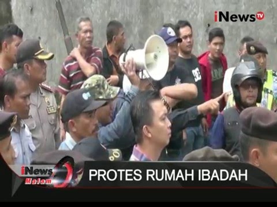 Tidak miliki izin, ratusan warga di Bandung gelar aksi protes rumah ibadah - iNews Malam 11/04