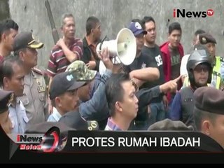 Tidak miliki izin, ratusan warga di Bandung gelar aksi protes rumah ibadah - iNews Malam 11/04