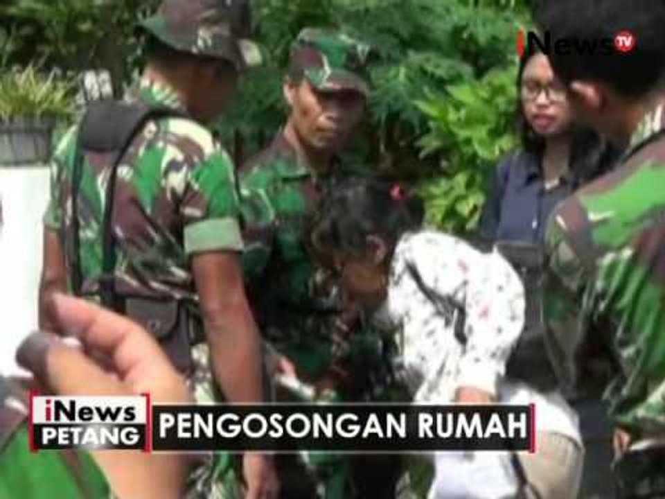 Kodam Jaya kembali lakukan pengosongan rumah dinas di kawasan Otitasta, Jakarta - iNews Petang 20/04