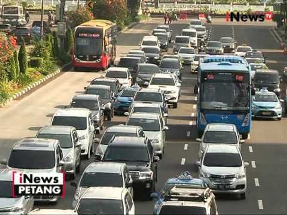 Uji coba penghapusan 3 in 1, lalu lintas di kawasan Bundaran HI lancar - iNews Petang 19/04