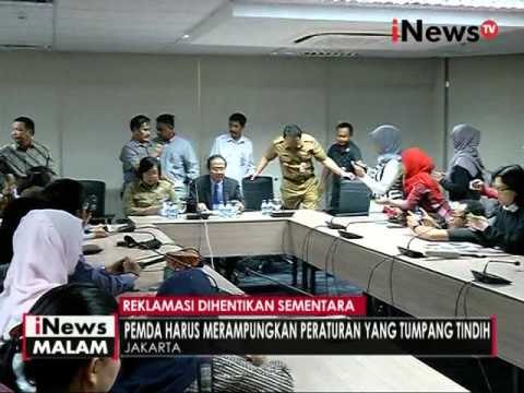 Rapat Tertutup, Ahok dan Sejumlah Menteri sepakat Reklamasi dihentikan sementara - iNews Malam 18/04