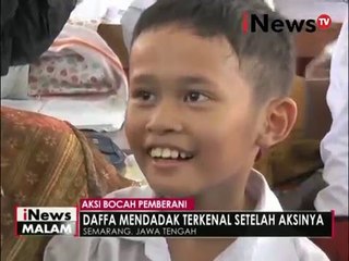 Walikota semarang berikan penghargaan kepada Dafa - iNews Pagi 20/04
