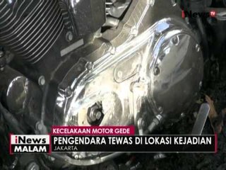 Download Video: Kecelakaan lalu lintas terjadi Daan Mogot, pengendara moge tewas ditempat - iNews Malam 24/04